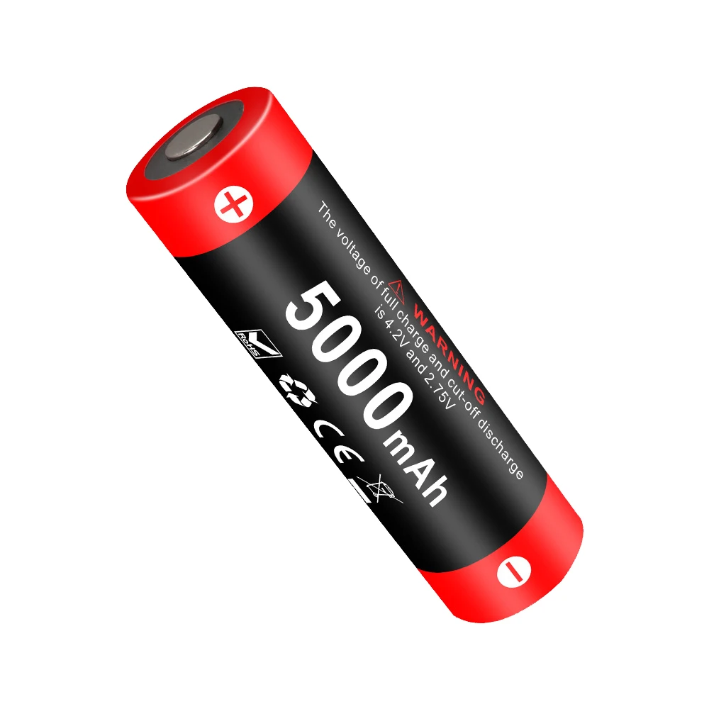 Batteria KLARUS 21GT-50 15A scarica continua 5000mAh 21700 batteria agli ioni di litio di potenza, regalo torcia