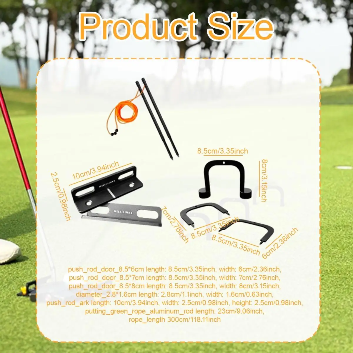 Golf Putting Aid Training Equipment Putter Target Guide Line Putt Gates Improve Skills Portable Practice Set Auxiliary Tools