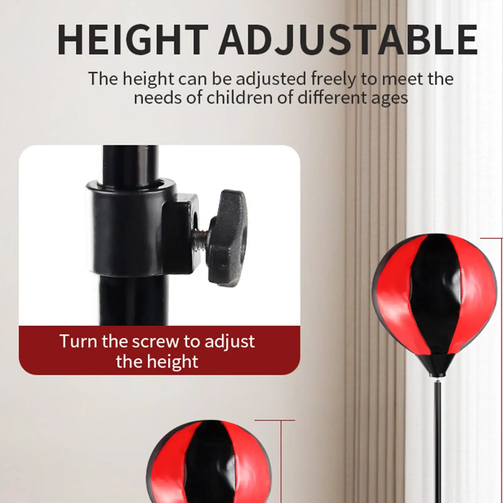 

Детский боксерский мешок, боксерский мешок с перчатками, набор домашних боксерских мячей для дома, тренажерного зала, снятие стресса в помещении, фитнес-упражнения, тренировки