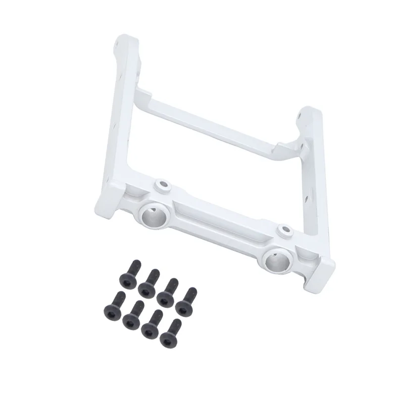 Aluminum Alloy Front Bumper Mount Crossmember for MN G500 MN86 MN86S MN86K MN86KS 1/12 RC Crawler Car Parts,Silver