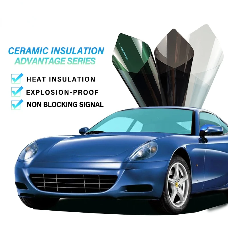 IR1090 Car Exterior Accessories Solar Windows Film Car Roll Reflective Window Tint Film Nano Ceramic Sun Block Solar Window Film