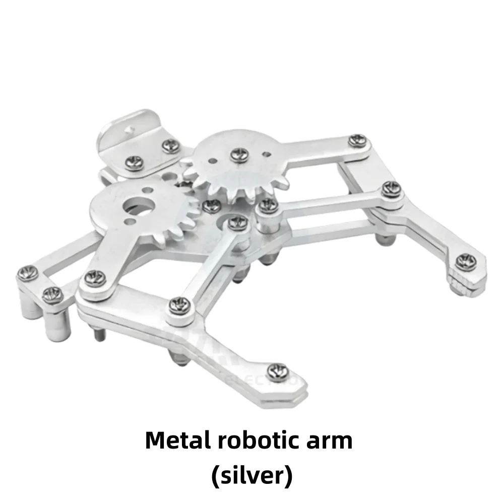 DIY Robotic Arm Kit for SG90 Servo（90-180°）, Metal Mechanical Assembly Parts for Maker STEM Projects