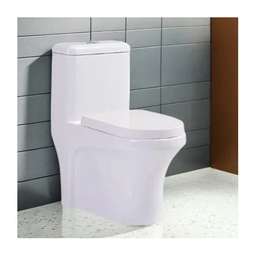 Modern Design One-Piece WC Water Closet Classics Wholesale Sanitary Ware Ceramic Toilet Siphonic Bathroom Toilet