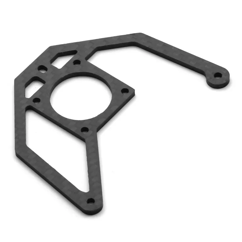 Supporto per ventola di raffreddamento in fibra di carbonio per Tamiya BBX BB01 BB-01 1/10 RC Auto Aggiornamenti Accessori parti