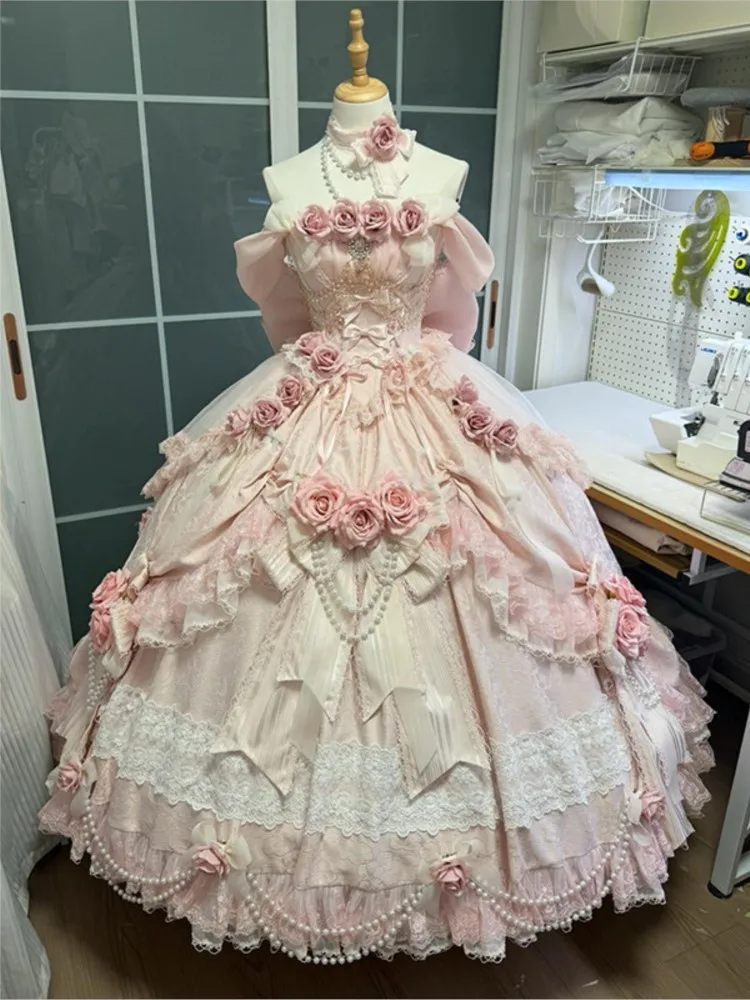 

Heavy Industry pink wedding year Student Day coming-of-age dress