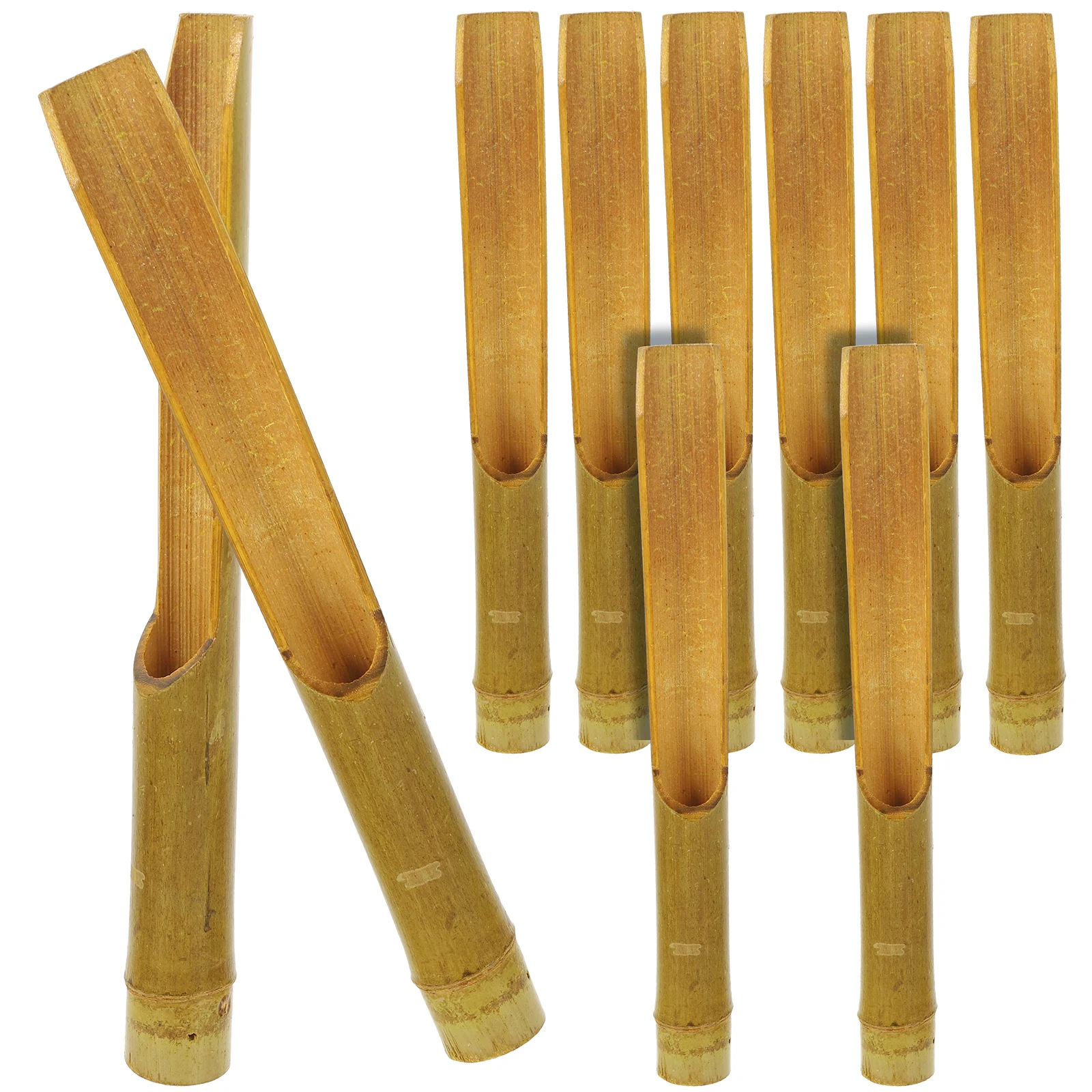 

10 Pcs Bamboo Wind Chime Tubes Hollow Parts Accessories for DIY Craft Garden Yard Park Porch Sound Elegant Gift