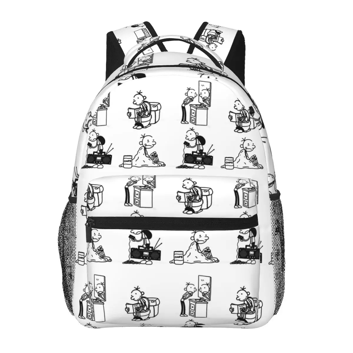 Wimpy Kid 4 States Of Greg Heffley Backpacks Boys Girls Bookbag Children School Bags Cartoon Travel Rucksack Shoulder Bag