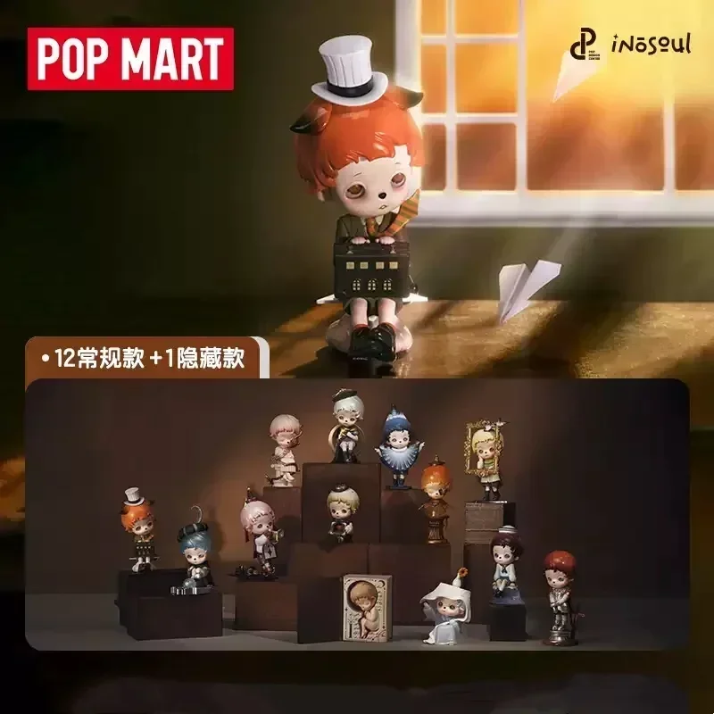 팝마트 이노소울 인 더 스틸 룸 시리즈 블라인드 박스 애니메이션 액션 피규어 랜덤 박스 장식 피규어 홈 데코 인형 모델 소녀용
