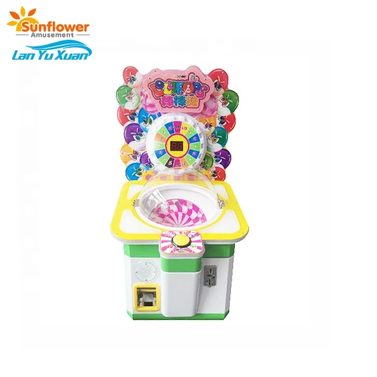 Hot selling coin operated game machine hard candy machine lollipop vending machines for sale