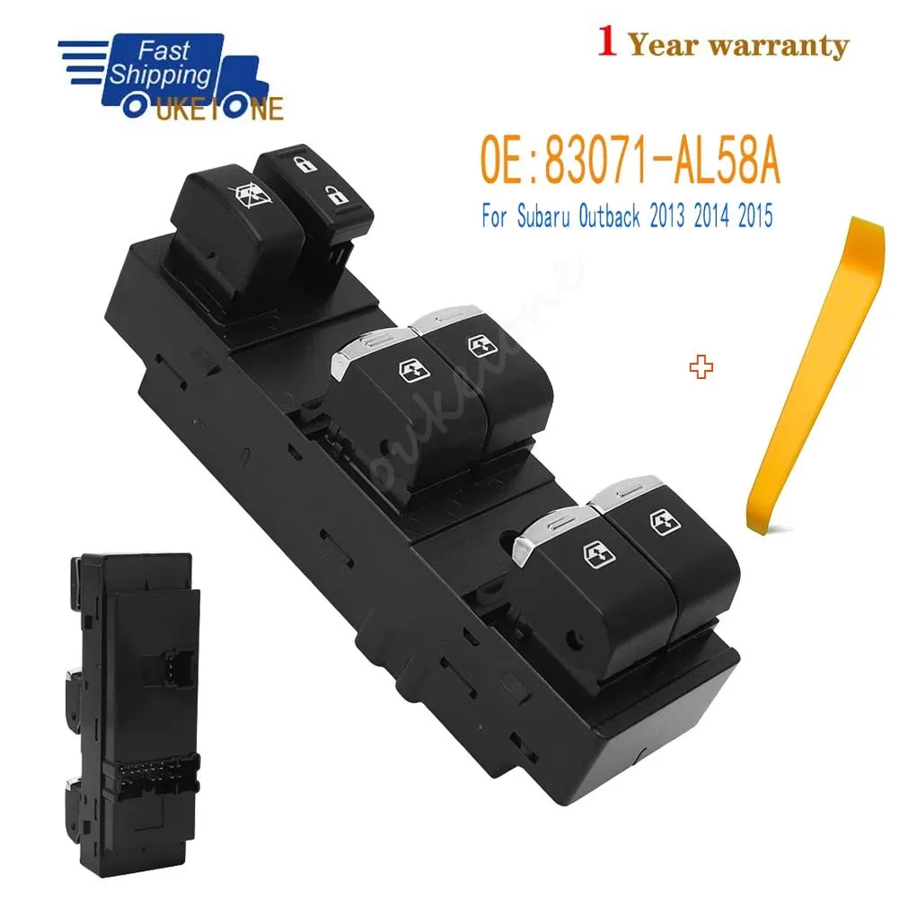 

83071-AL58A For 2013 2014 2015 Subaru Outback Electric Power Window Glass Auto Lifter Control Switch Car Accessories