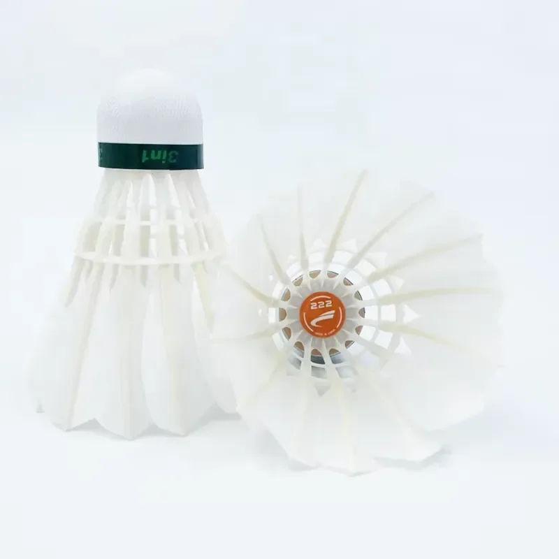3 in 1 Mixed Badminton Shuttlecocks Natural Feather and PU Fiber High Durability Stability Balls for Training Practice