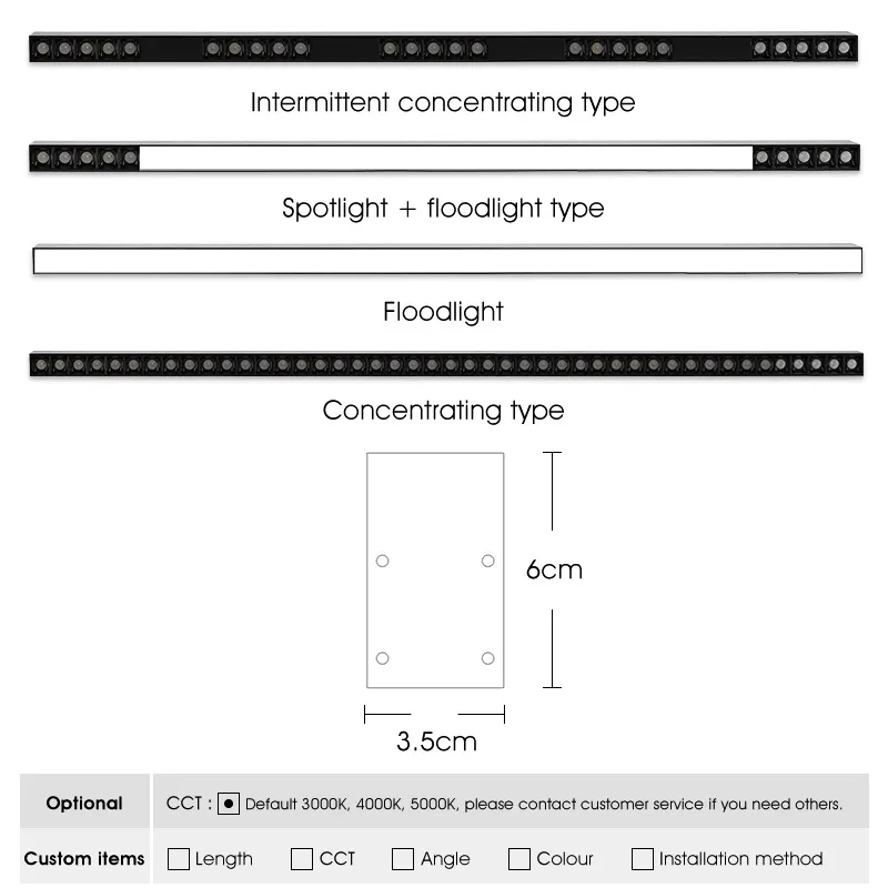 Imagem -04 - Coojun Moderno Led Luzes Pingente Simples Mesa de Escritório Sala Jantar Barra Linear Luz Teto Pendurado Lâmpada Iluminação Interior 120cm