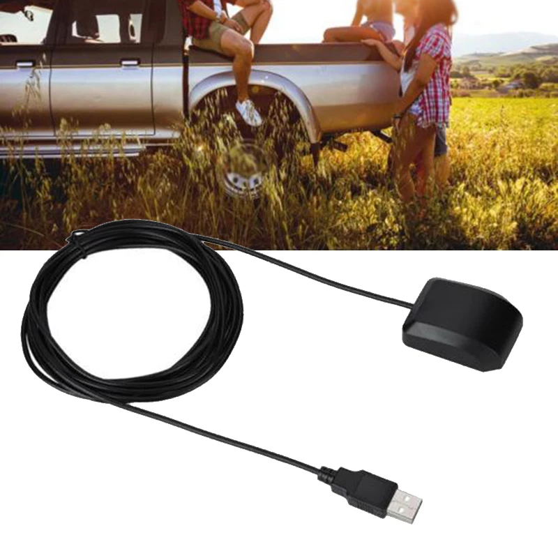 

2 IN 1 USB GPS Receiver Antenna Dual Glonass Module For Car Laptop Phone External USB GNSS Antenna GPS GLONASS QZSS SBAS