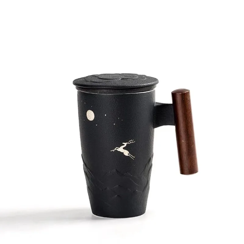 

Creative large-capacity water cup ceramic simple personalized office mug