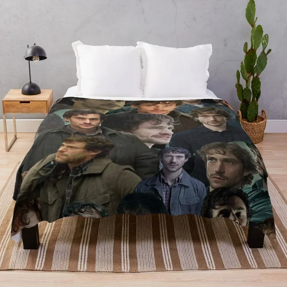 

will graham photo collage Throw Blanket Decorative Sofa Sofa halloween Blankets