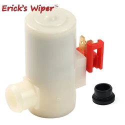 Erick's Wiper Front Windshield Windscreen Wiper Washer Pump Motor with Grommet For Honda Accord Civic CR-V Insight Prelude S2000