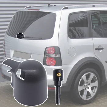 ใบปัดน้ําฝนด้านหลัง Rocker Bolt ฝาครอบเครื่องซักผ้า Jet หัวฉีดสําหรับ VW Tiguan MK1 5N 2007 2008 2009 - 2018 Touran 1T1 1T2 1T3 2003 - 2010