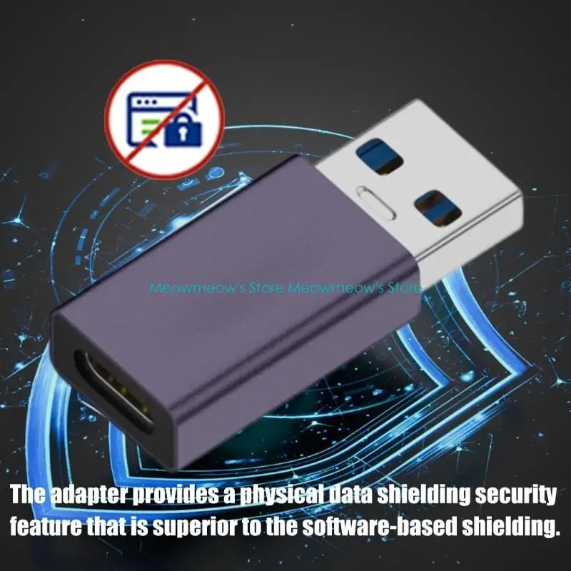W91A USB/Type c 데이터 차단기 잠금 장치로 무단 데이터 전송 방지 SecureConnection