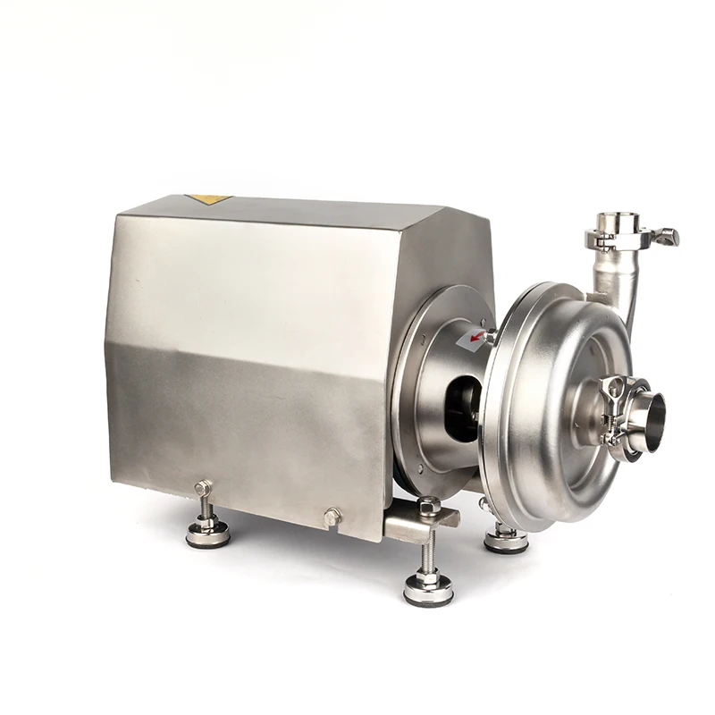 bombas centrífugas de impulsor de grado alimenticio de acero inoxidable AISI304 AISI316L de 1HP 0.75KW con motor