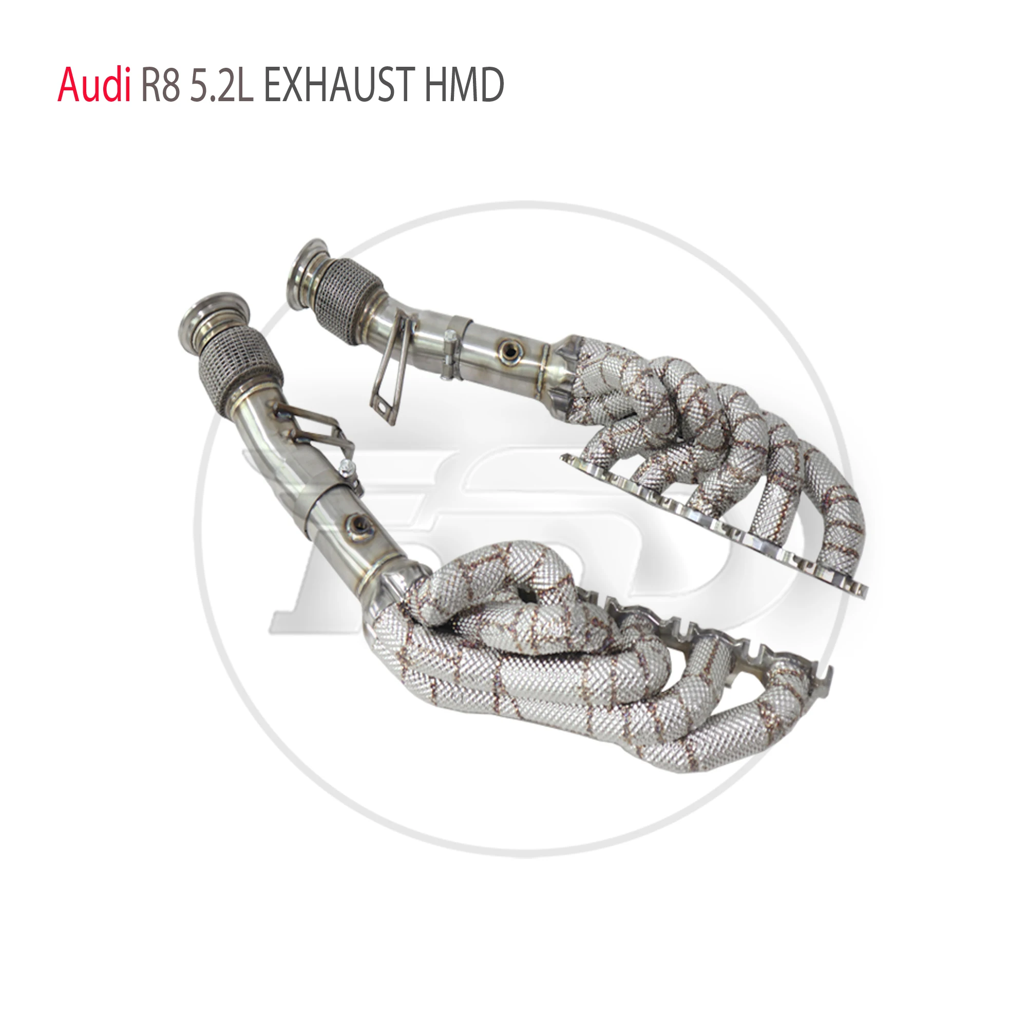 HMD Exhaust System Performance Manifold for Audi R8 V10 5.2L Stainless Steel 304 Material Unleash Horsepower Auto Racing Header