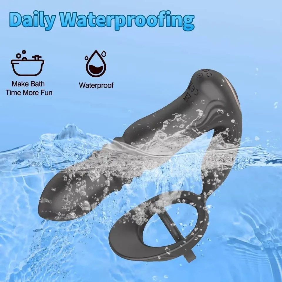 Кольцо на член, вибратор простаты, секс-игрушки для мужчин, беспроводной пульт дистанционного управления, массаж яичек, анальная пробка, кольцо для пениса, мужской мастурбатор