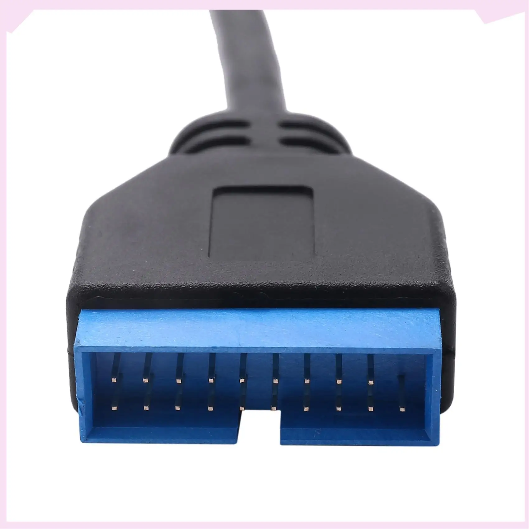 B24B 2X USB 3,1 cabezal de Panel frontal a USB 3,0 Cable de extensión de cabezal de 20 pines para placa base ASUS 20Cm