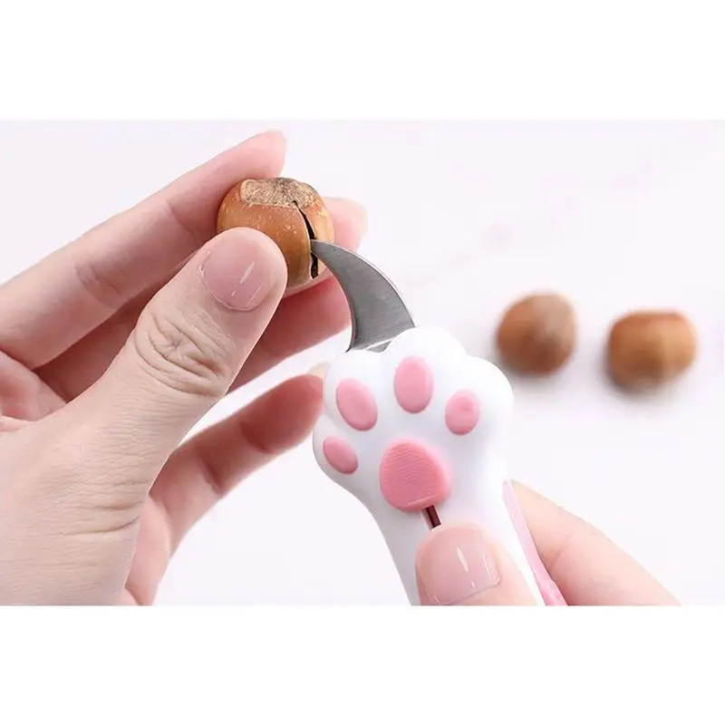 Retractable Box Opener Telescopic Craft Cutter Portable Cat Paw Envelope Slitter Cute Tool For Women Girls