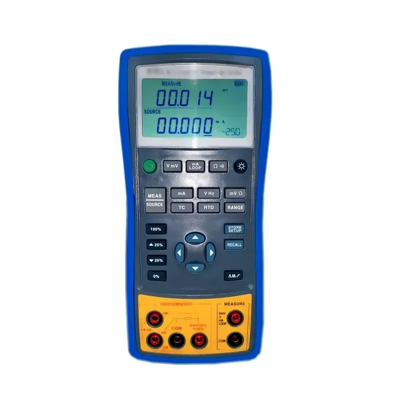 HSIN926 Multi-function Process Calibrators High Precision Handheld Signal Generator Thermocouple Resistant Simulation
