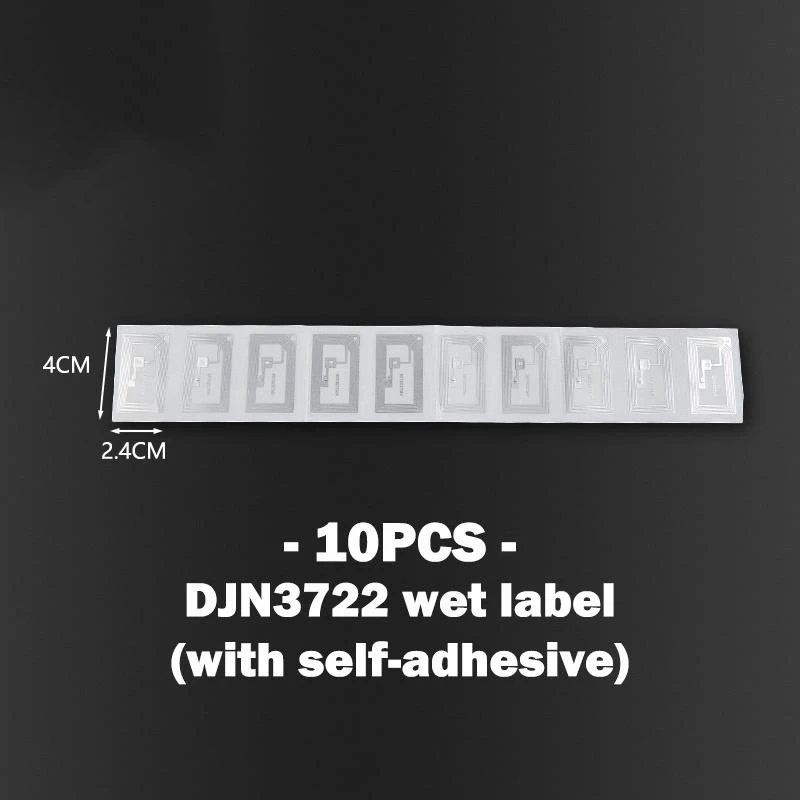 10pcs 13.56MHZ NFC RFID Programmer Chip Sticker Label Universal 25*40mm