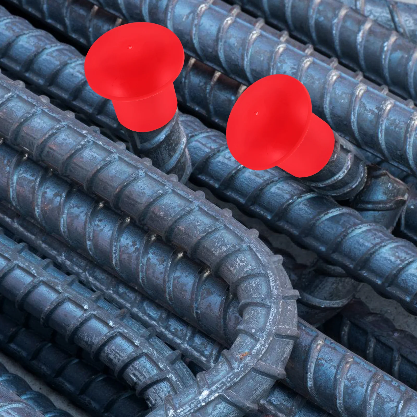 

50 Pcs Steel Bar Protective Cap Caps Mushroom Hat Bump Safety Reinforcement End