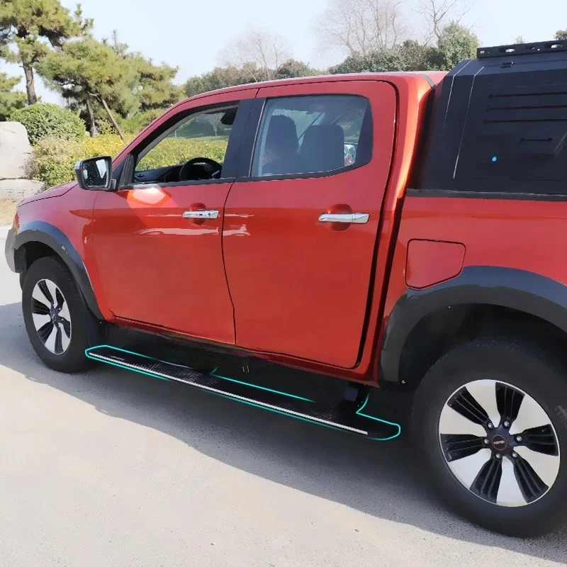 High Quality Automatic Power Aluminum Alloy Side Steps Electric Running Boards Exterior Accessories For Pickup Truck