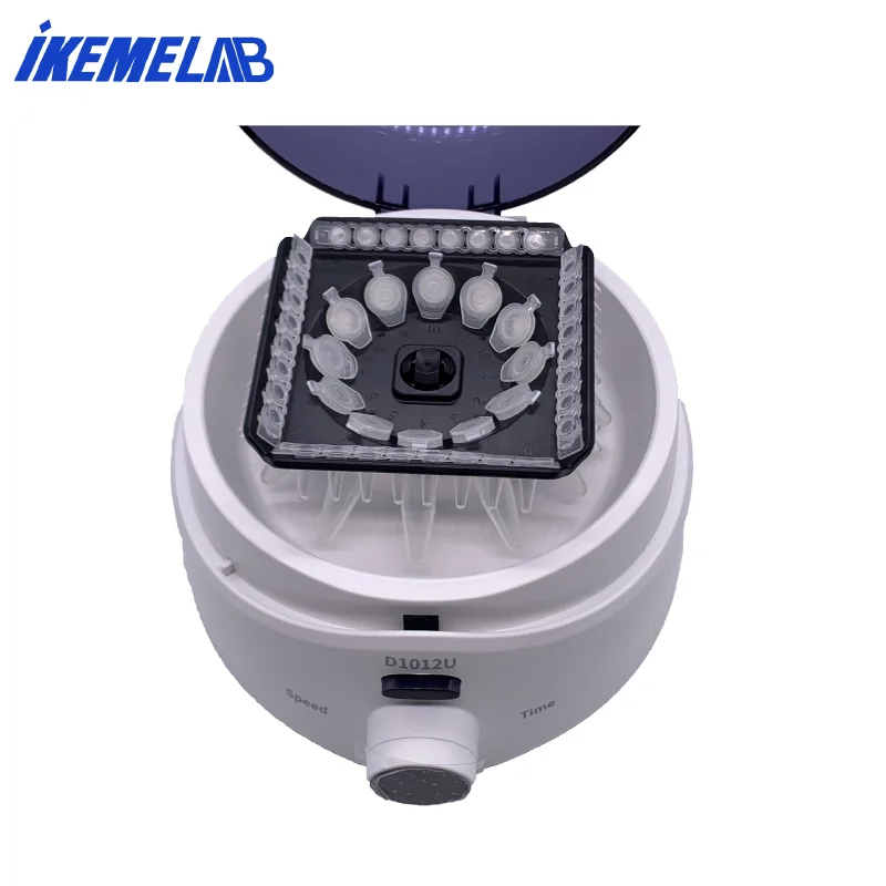 IKEME Mini High Speed Centrifuge 10000rpm 0.2ml 1.5ml 2ml Micro Centrifuge PCR Centrifugeuse Laboratory Centrifuge Machine Hot