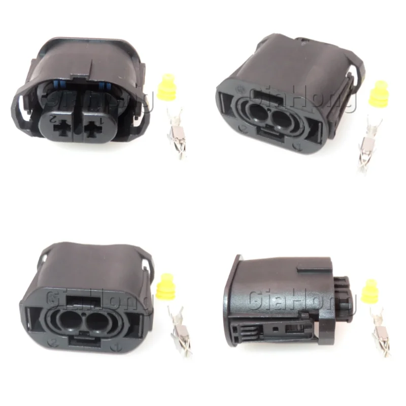 

1 Set 2 Ways AC Assembly Accessories Car Fog Light Sealed Cable Harness Socket For BMW 1-1355668-2 Auto Electrical Connector