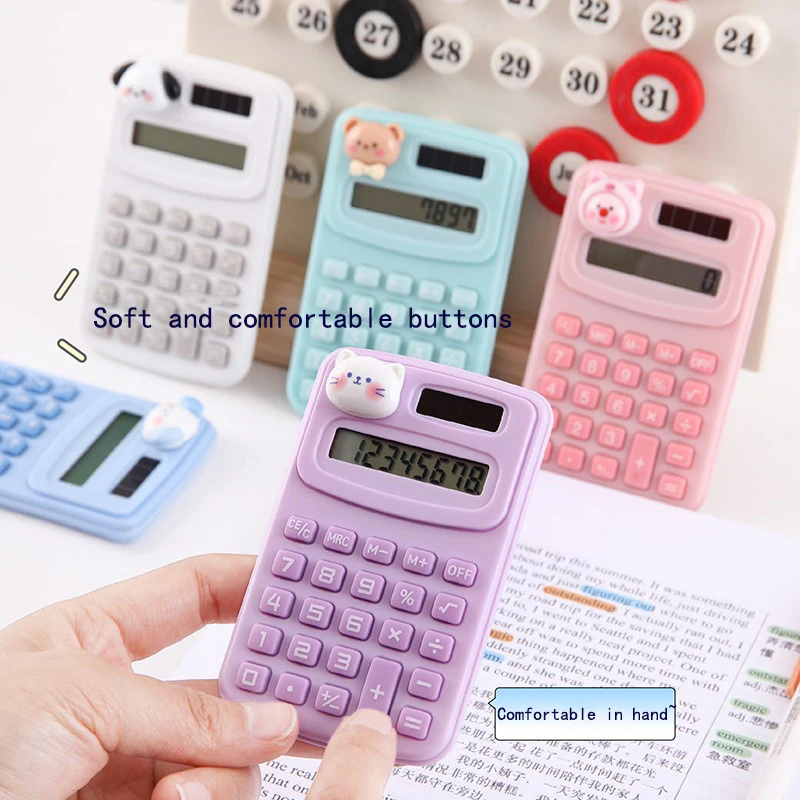 1PC-Cute cartoon high-looking calculator portable mini calculator office culture and educational supplies