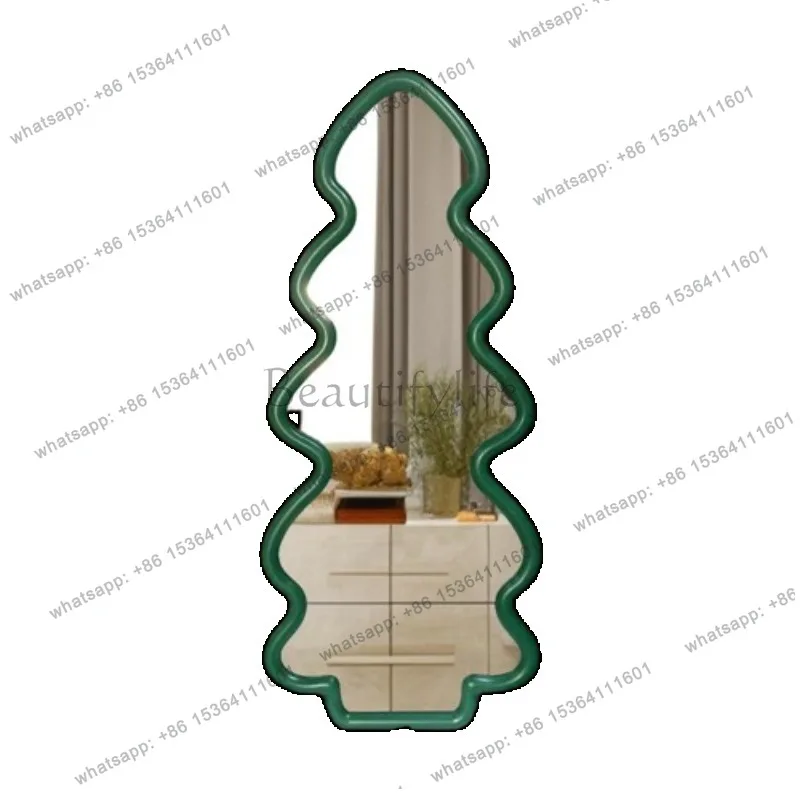 Create European Mirror Decoration Hanging Wall Modern Full Body Mirror Abnormity Funky Design Spiegels Living Room Decorations