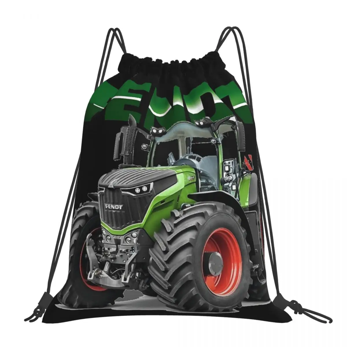 Fendt German Tractors Backpacks Casual Portable Drawstring Bags Shoes Bag Book Bags For Travel Students