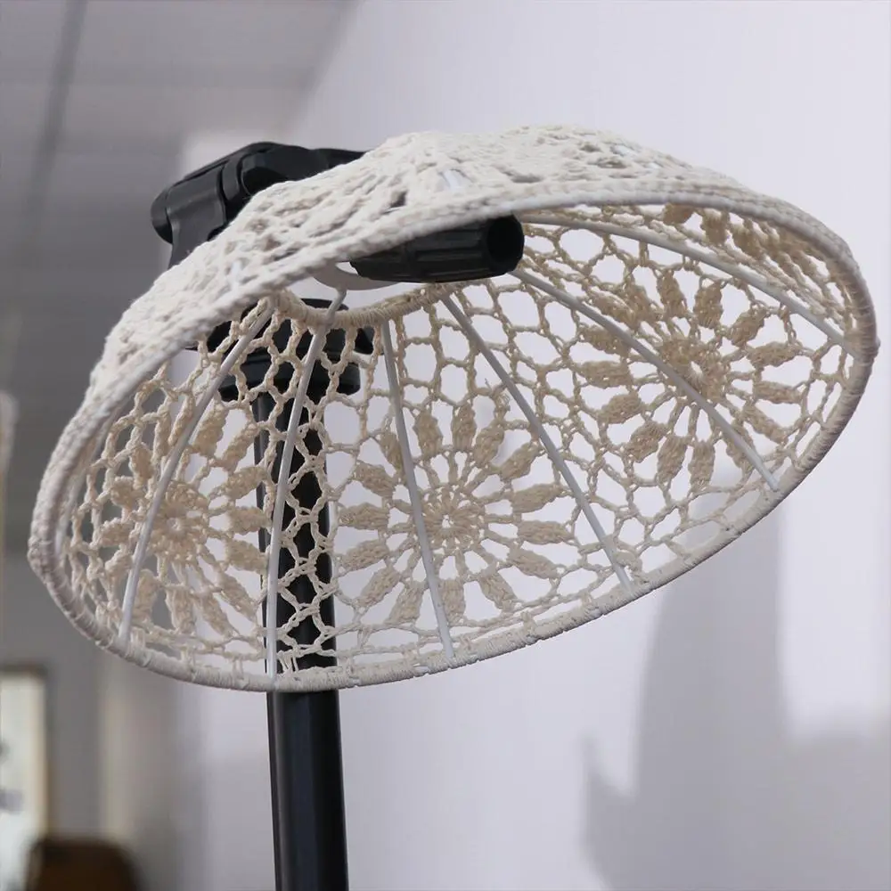 

Hand-woven Cotton Rope Chandelier Lampshade Elegant Easy to Install Lampshade Pendant Unique Chandelier Lamp Accessories