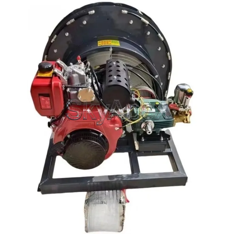 Hot Sale 500L Tractor PTO Air-assisted High Pressure Orchard Pesticide Sprayer New State with Core Pump and Gearbox