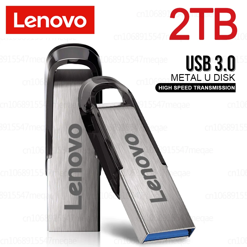 Lenovo 2TB USB 3.0 Flash Drive High Speed Pen Drive 1TB USB 3.0 Memory Stick 512GB Flash Pendrive Metal USB Disk For Table PC