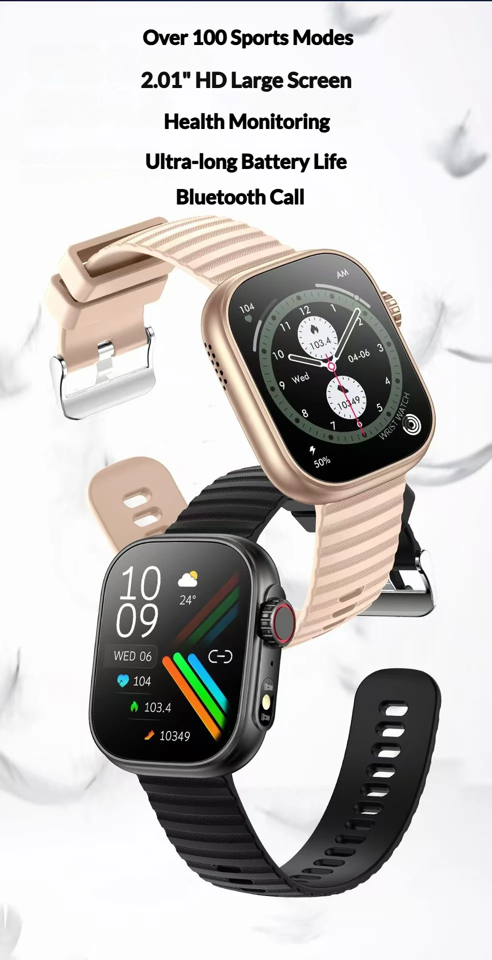 

NEW HOT Man Smart Watch Flashlight Body Temperature Monitor BT Call Smartwatch Fitness Clocks Waterproof Sports Watches