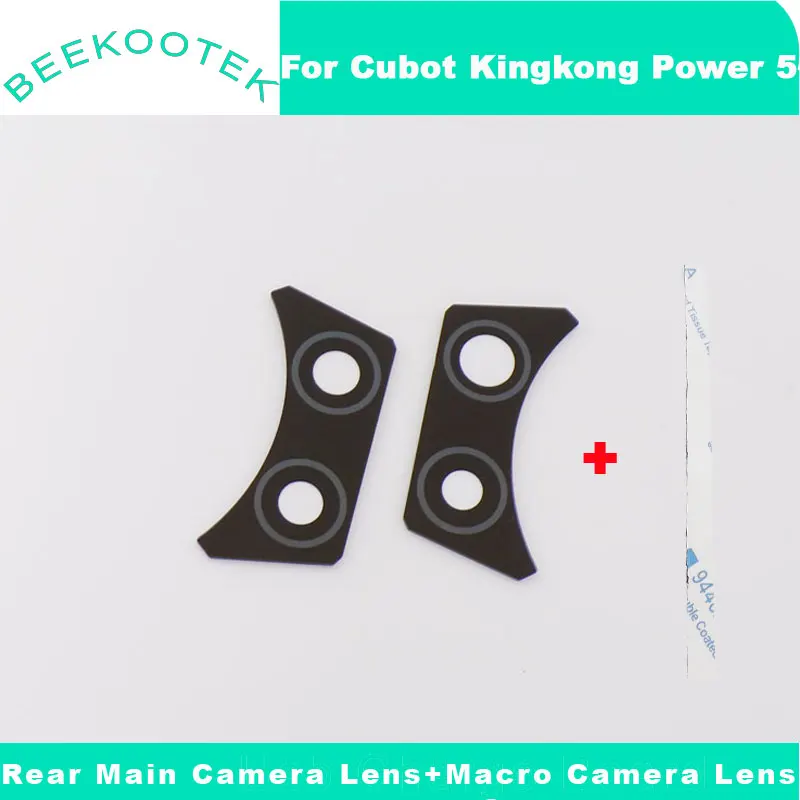 Original Cubot KingKong Power 3 Kingkong Power 5 Rear Main Camera Lens Macro Camera Lens Glass Cover For CUBOT King kong Power3