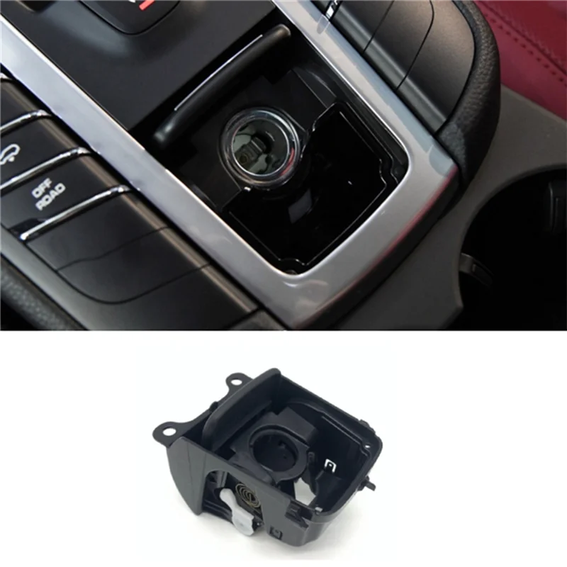 

Durable-95B857273 Car Ashtray Assembly With Cigarette Lighter Liner Case Cover Trim For Porsche Macan 95B2014-2020 95B857311