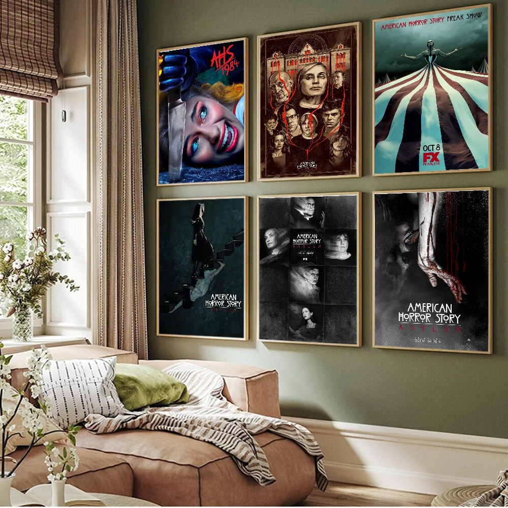 American Horror Story Movie Whitepaper Poster HD Quality Poster Wall Art Painting Study Room Wall Decor