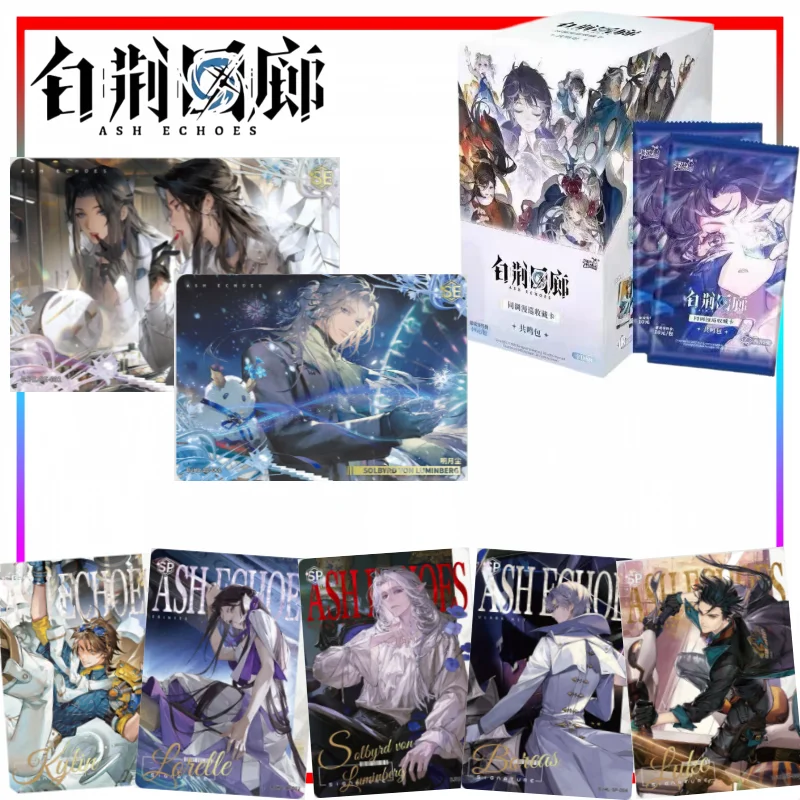 

KAYOU Official Ash Echoes Collectible Cards First Series Resonance Pack Cartoon Scarlett Card Anime Merchandise Holiday Gift