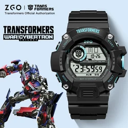 ZGO X Transformers Children's Watches Middle And Primary School Students Boys Waterproof Sports Digital Electronic Watches 7531