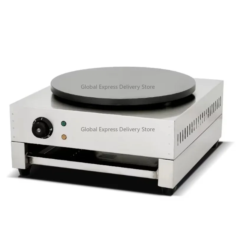 Commercial Electric Pancake Crepe Maker 220V Non-Stick Coating Crepe Equipment Machinery & Industrial Snack Machine