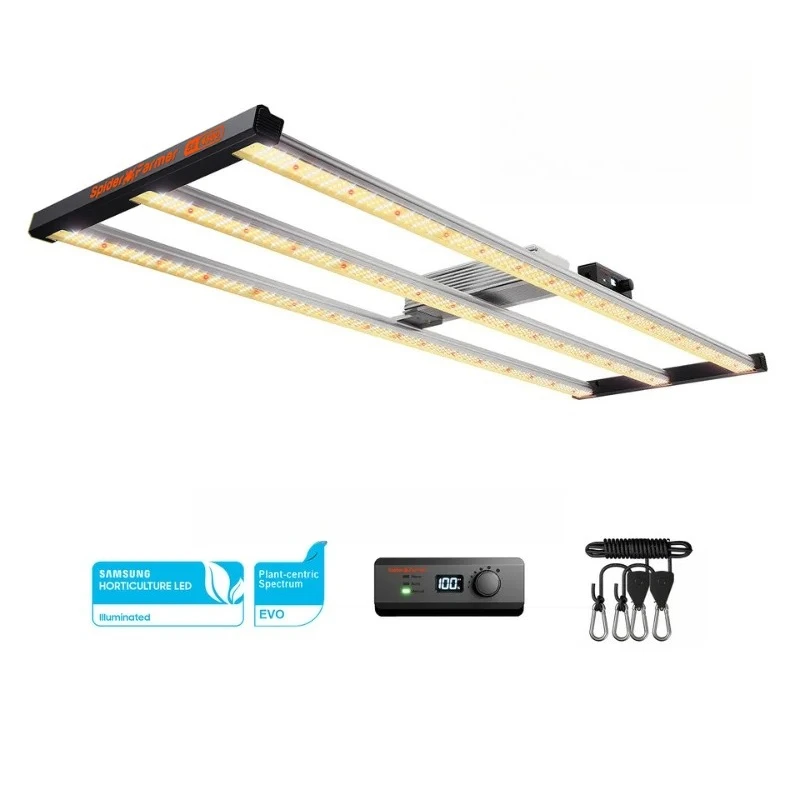 Spider Famer 320W 2x4ft SE4500    LM301H EVO Full Spectrum Hydroponic Plant Led Grow Light for Indoor Plants LEDGROWLIGHT