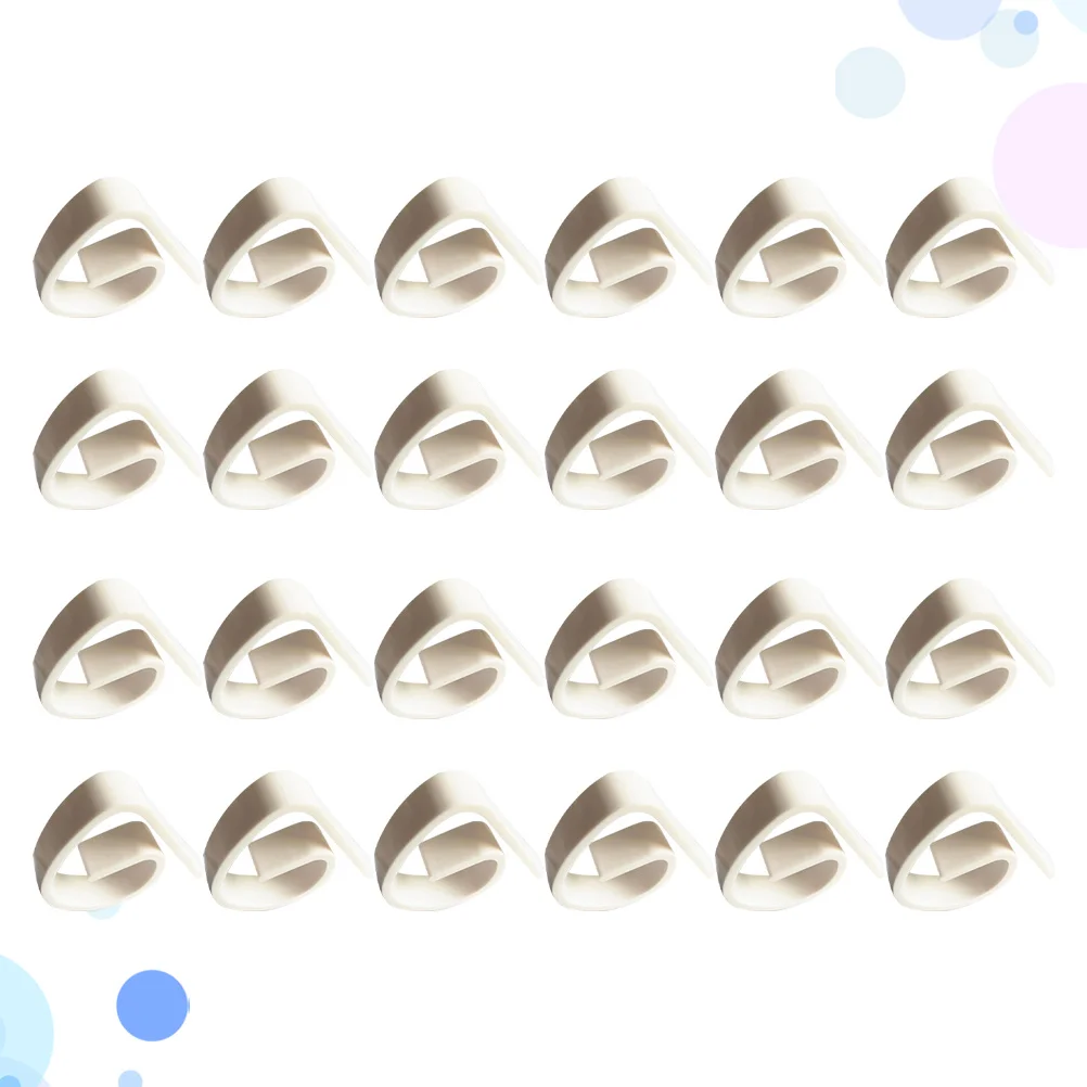 

24pcs Tablecloth Clips Plastic Table Cover Clamps Windproof Holders For Wedding Party Picnic Camping Table Skirt Clips