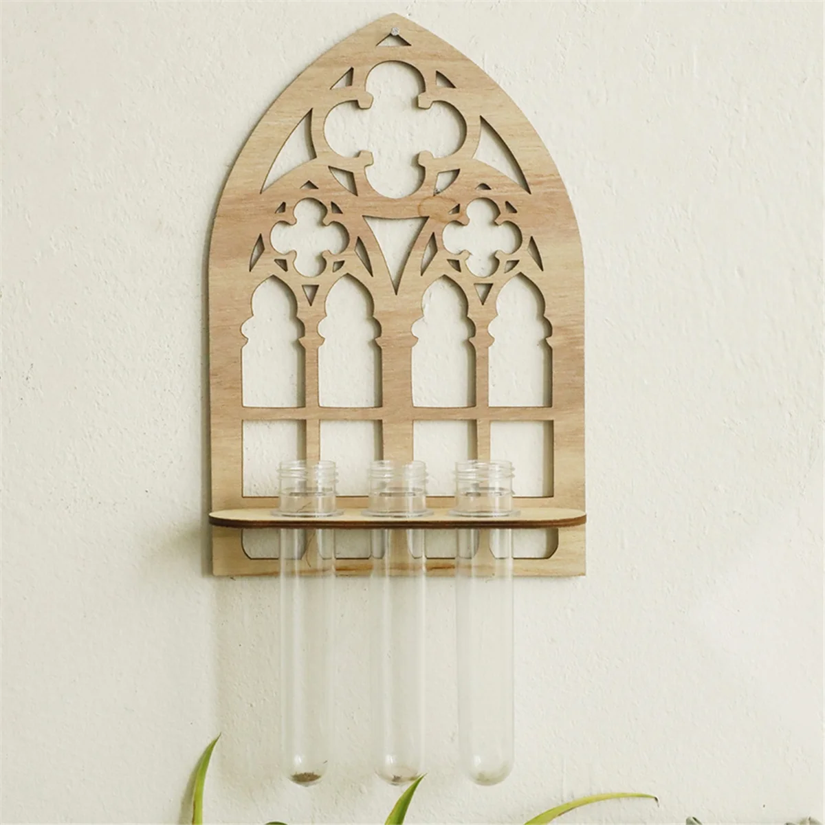 

Wooden Plant Propagation Station, Wall Mounted Plant Display