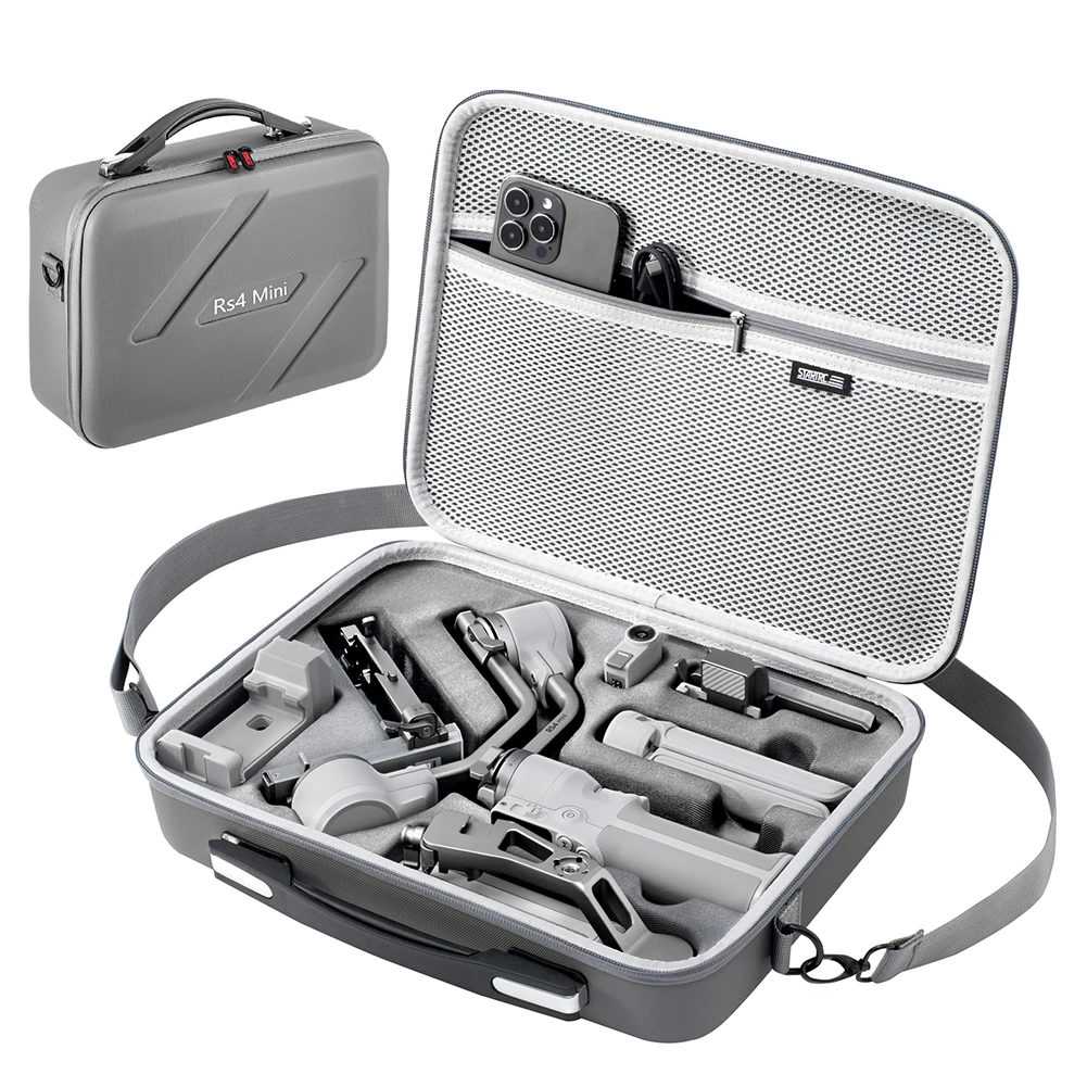 

For RS4 Mini Carrying Case PU Portable Storage Bag Shockproof Protective Case Splashproof for RS 4 Mini Accessories Case
